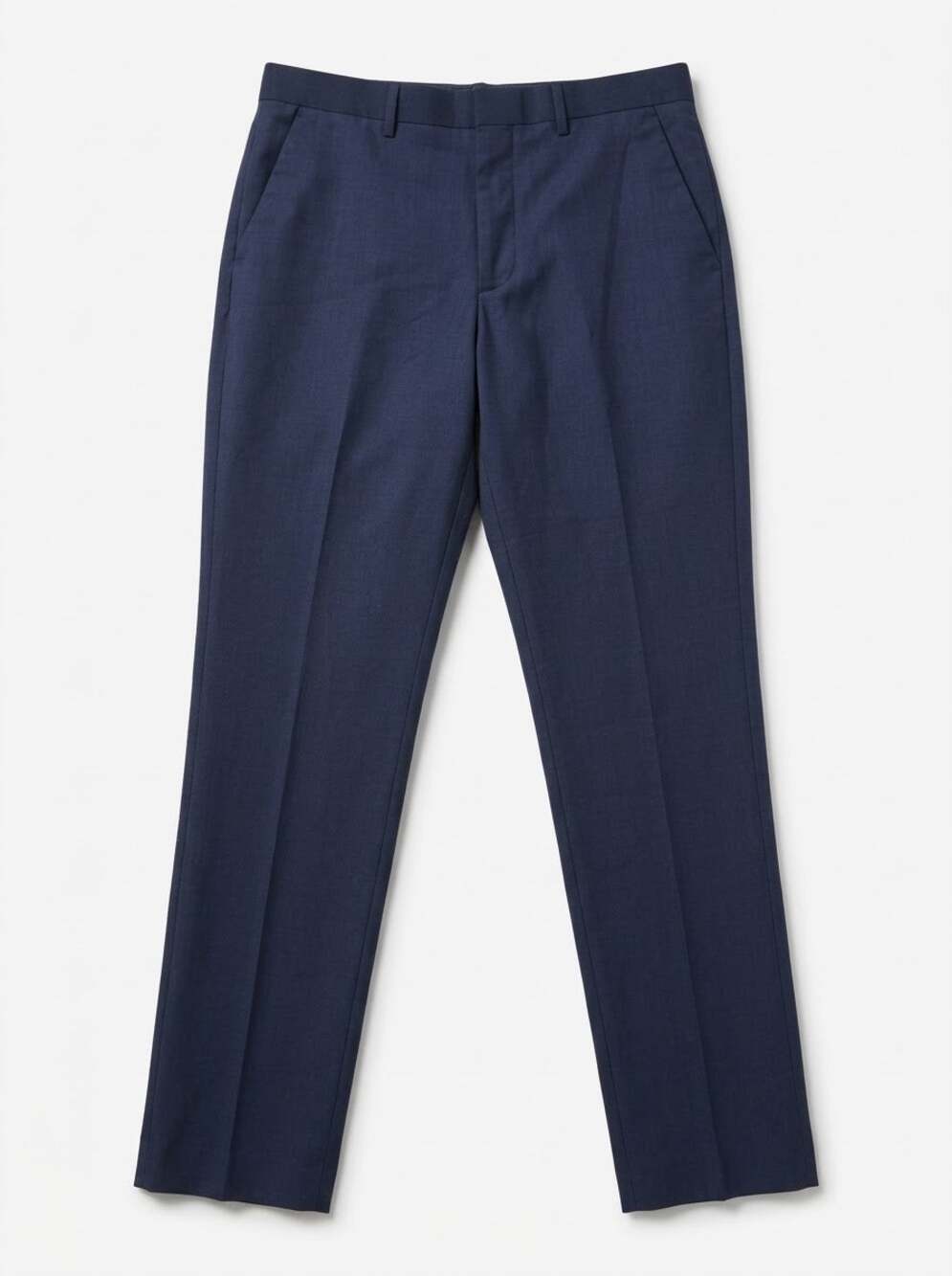 Express Performance Mens Pants 30x30 Extra Slim Navy Wool Blend Stretch Dress